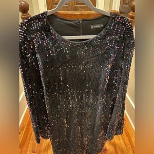SHEIN Sequined Mini Dress 2x